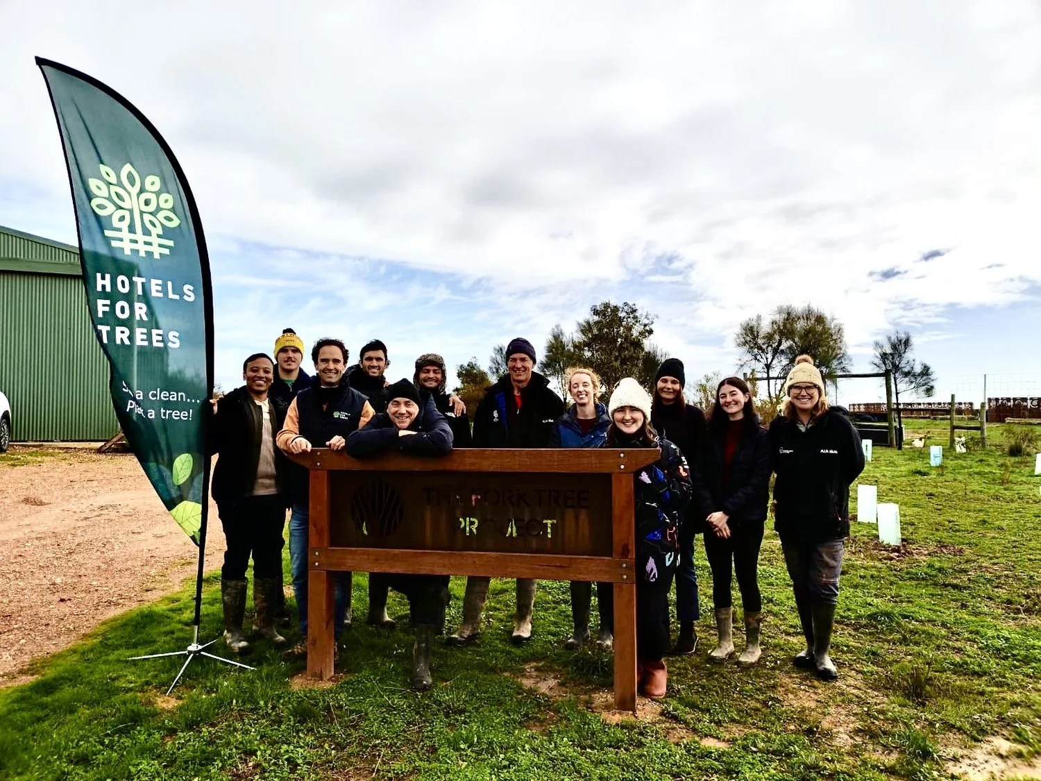 Hotels for Trees at The Forktree Project